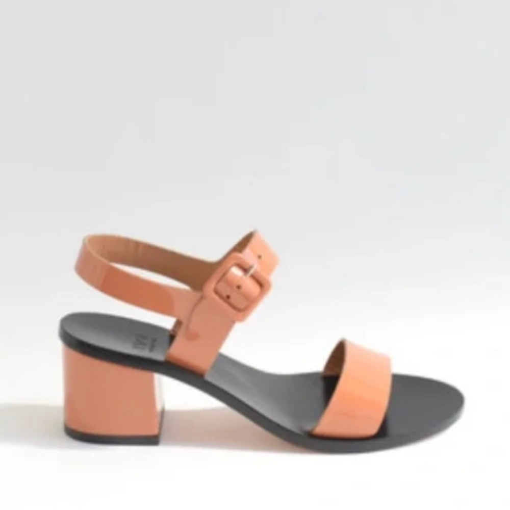 LOQ Aleta Terracotta Patent Leather Sandals | 37 - Picture 1 of 12